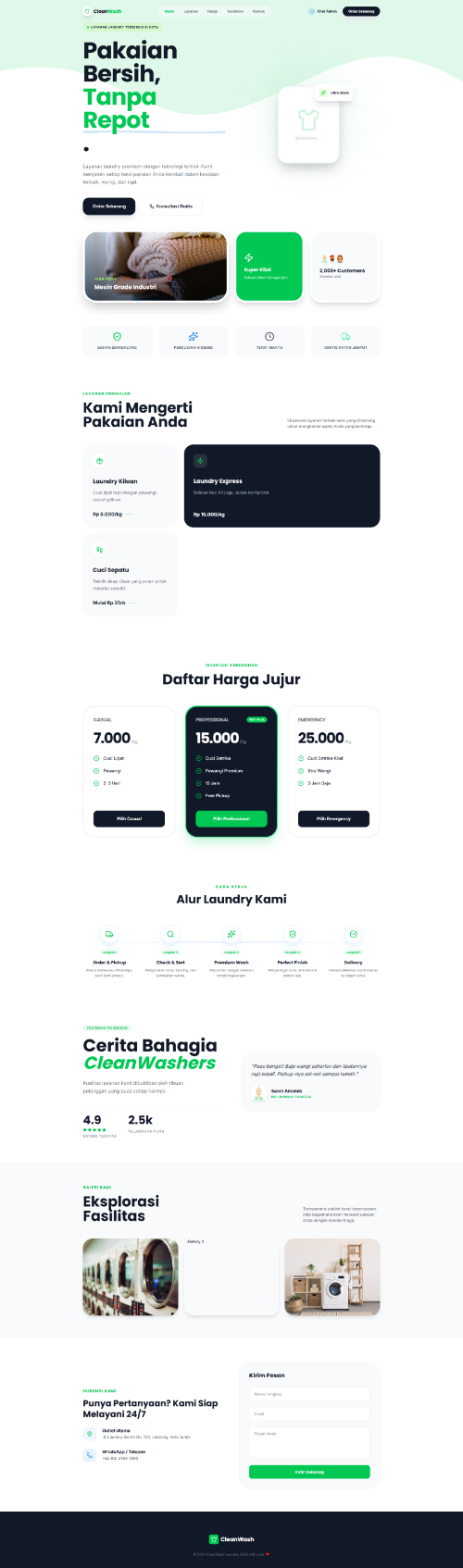 CLEANWASH LAUNDRY